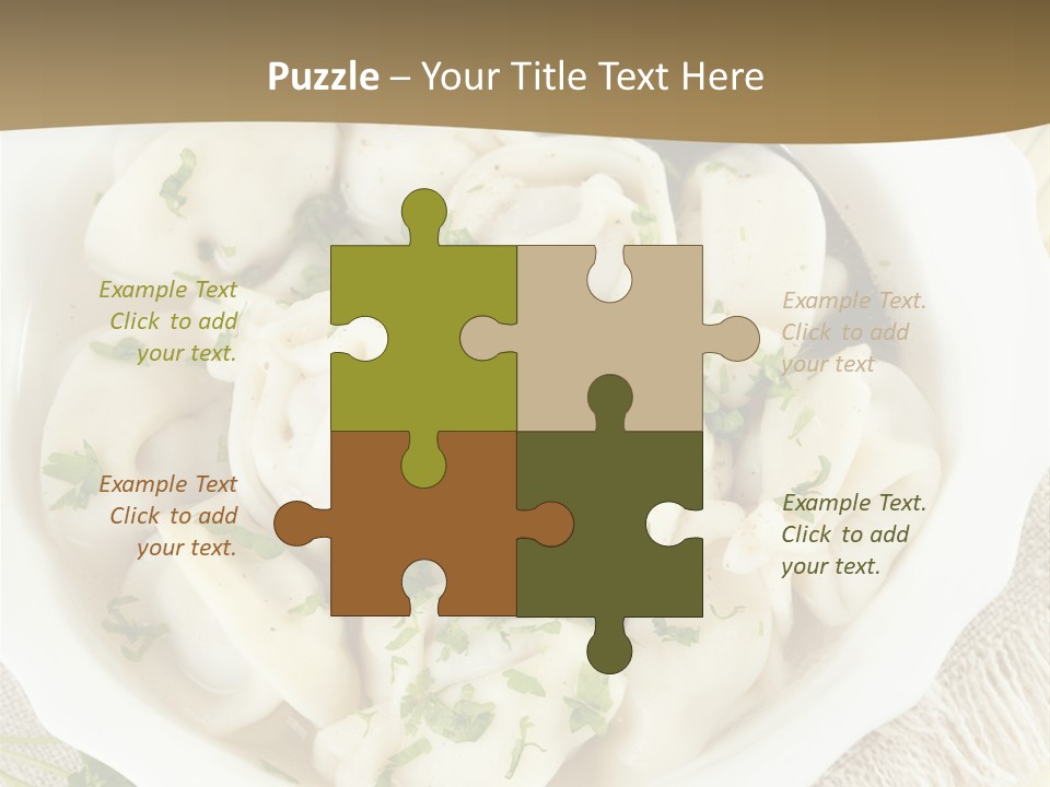 Spoon Table Broth PowerPoint Template