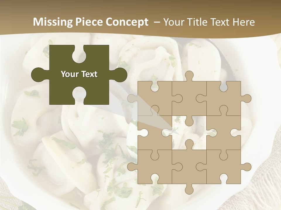 Spoon Table Broth PowerPoint Template