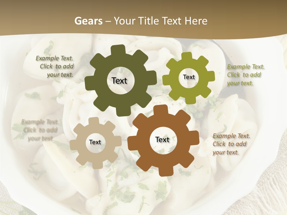 Spoon Table Broth PowerPoint Template