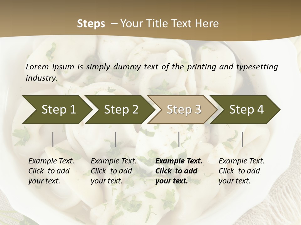 Spoon Table Broth PowerPoint Template
