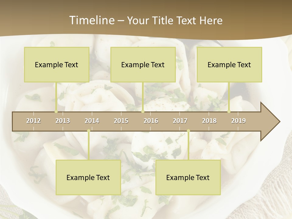 Spoon Table Broth PowerPoint Template