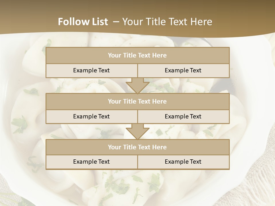 Spoon Table Broth PowerPoint Template