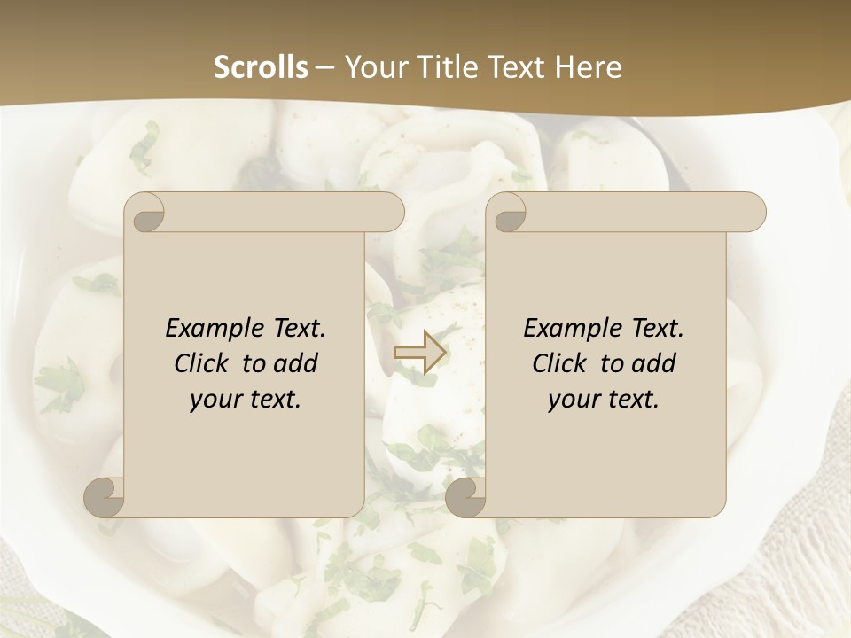 Spoon Table Broth PowerPoint Template