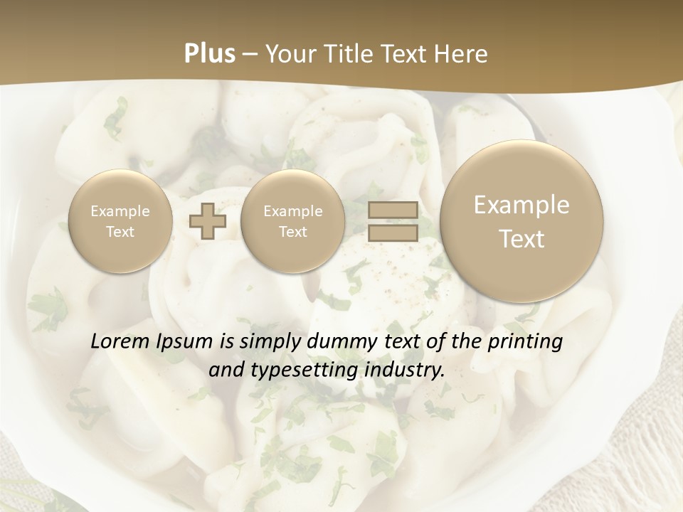 Spoon Table Broth PowerPoint Template