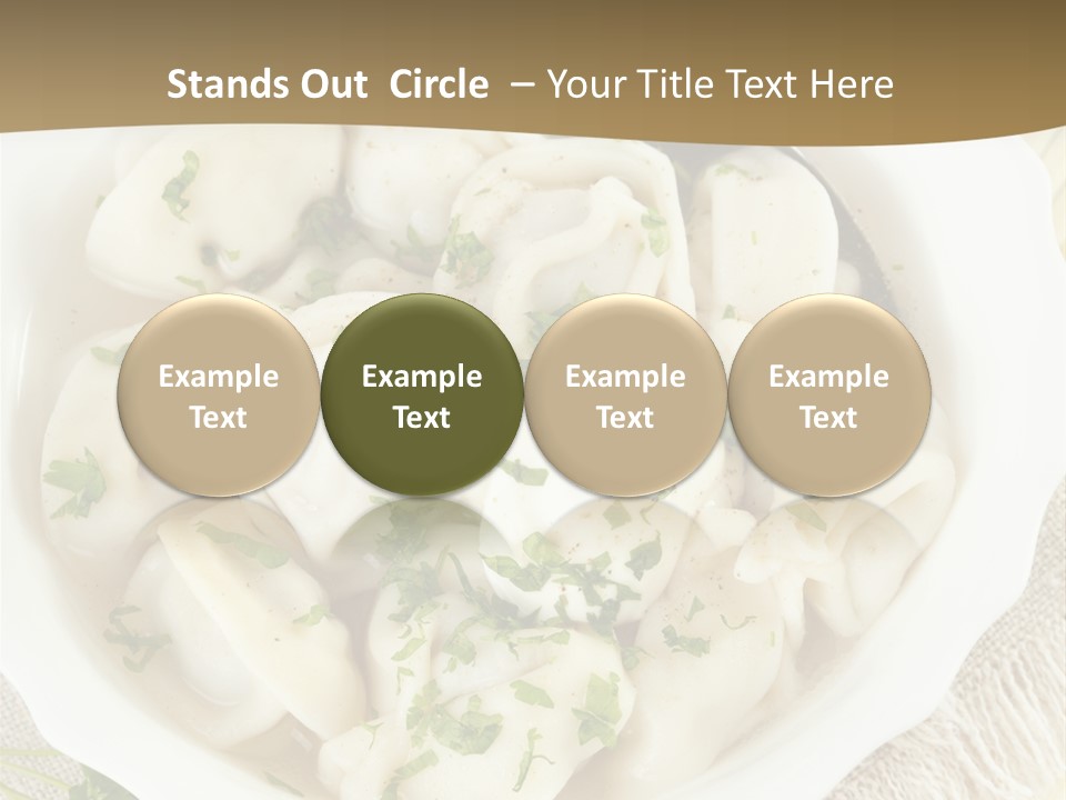 Spoon Table Broth PowerPoint Template