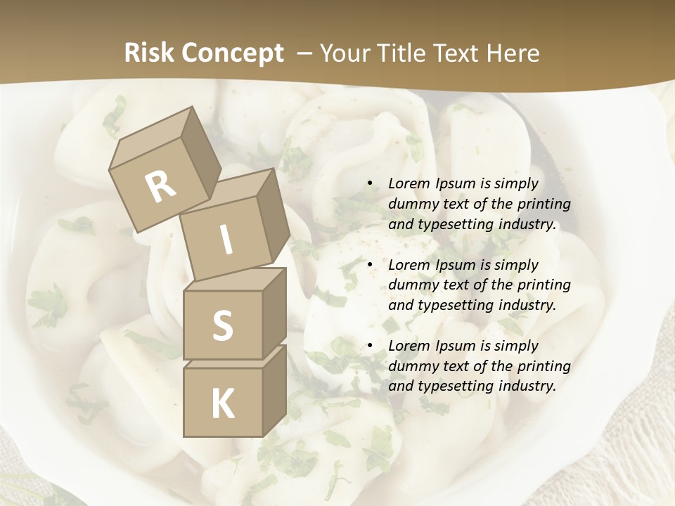 Spoon Table Broth PowerPoint Template