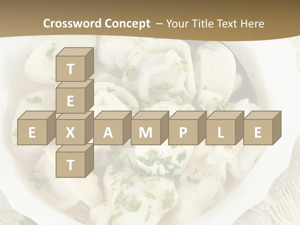 Spoon Table Broth PowerPoint Template