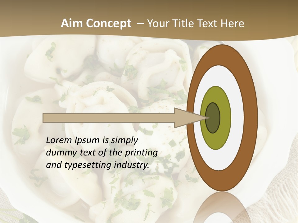 Spoon Table Broth PowerPoint Template