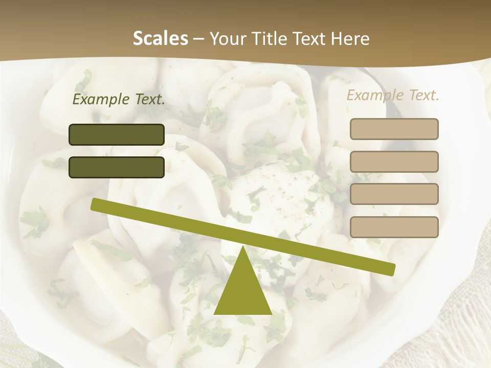 Spoon Table Broth PowerPoint Template
