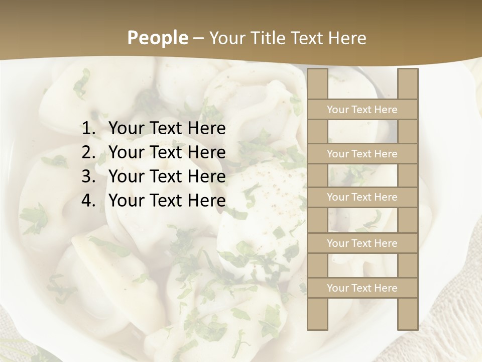 Spoon Table Broth PowerPoint Template
