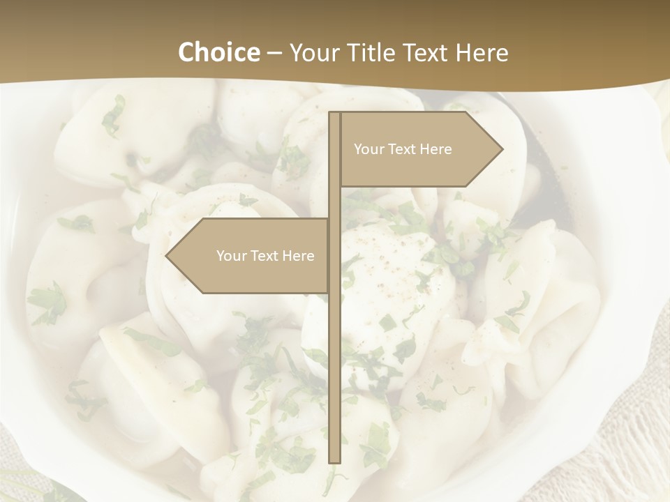 Spoon Table Broth PowerPoint Template