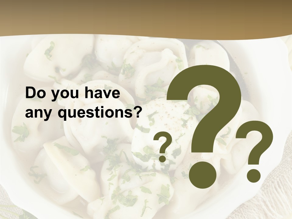 Spoon Table Broth PowerPoint Template