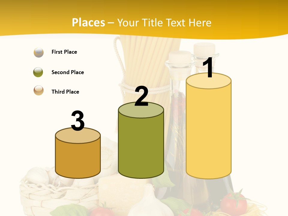 Men Stripes Baggage PowerPoint Template