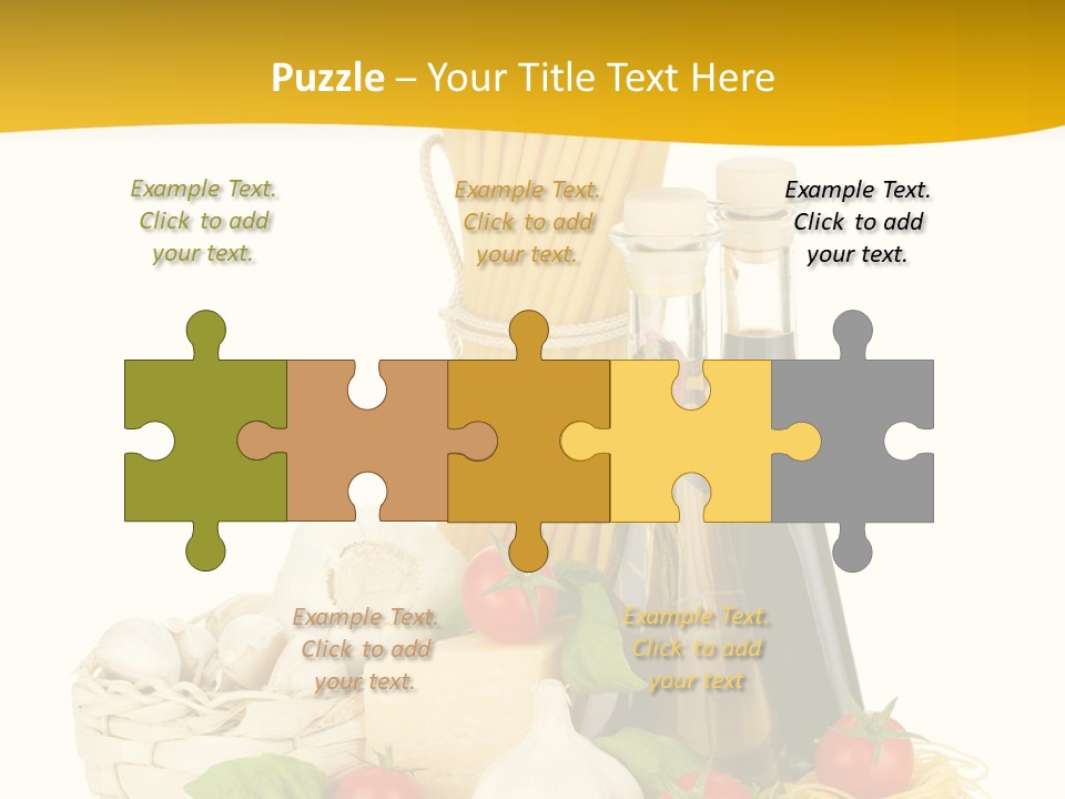 Men Stripes Baggage PowerPoint Template