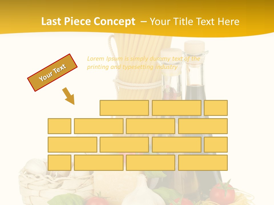 Men Stripes Baggage PowerPoint Template