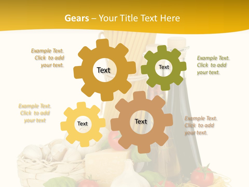 Men Stripes Baggage PowerPoint Template