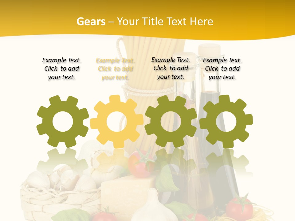 Men Stripes Baggage PowerPoint Template