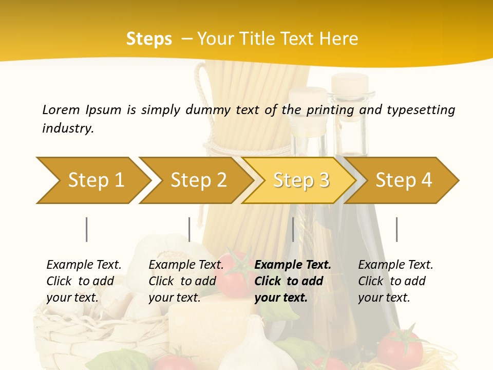 Men Stripes Baggage PowerPoint Template