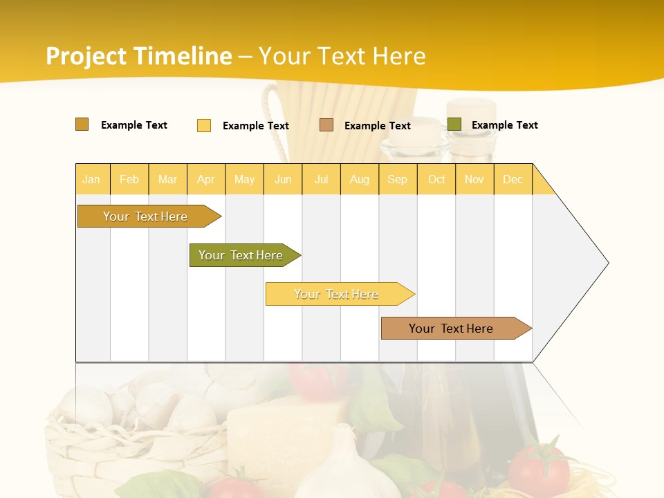 Men Stripes Baggage PowerPoint Template
