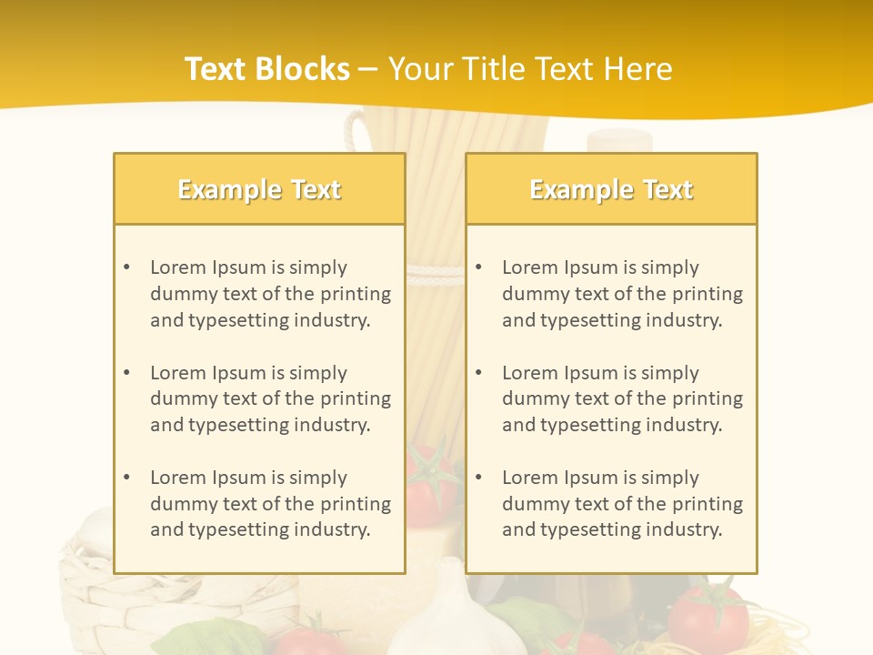 Men Stripes Baggage PowerPoint Template
