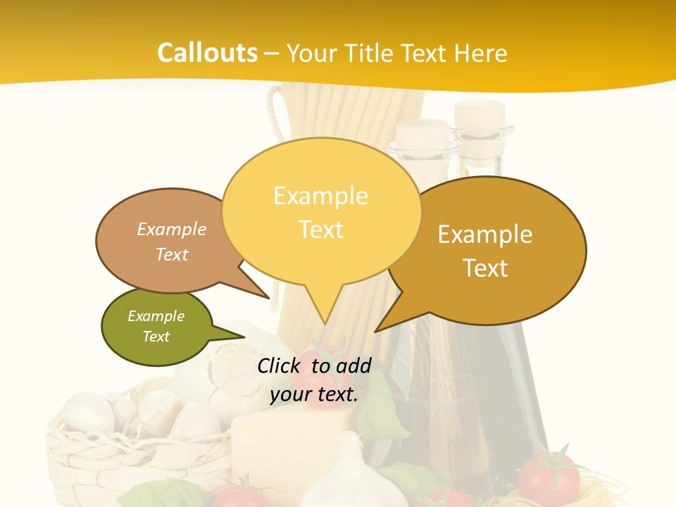 Men Stripes Baggage PowerPoint Template