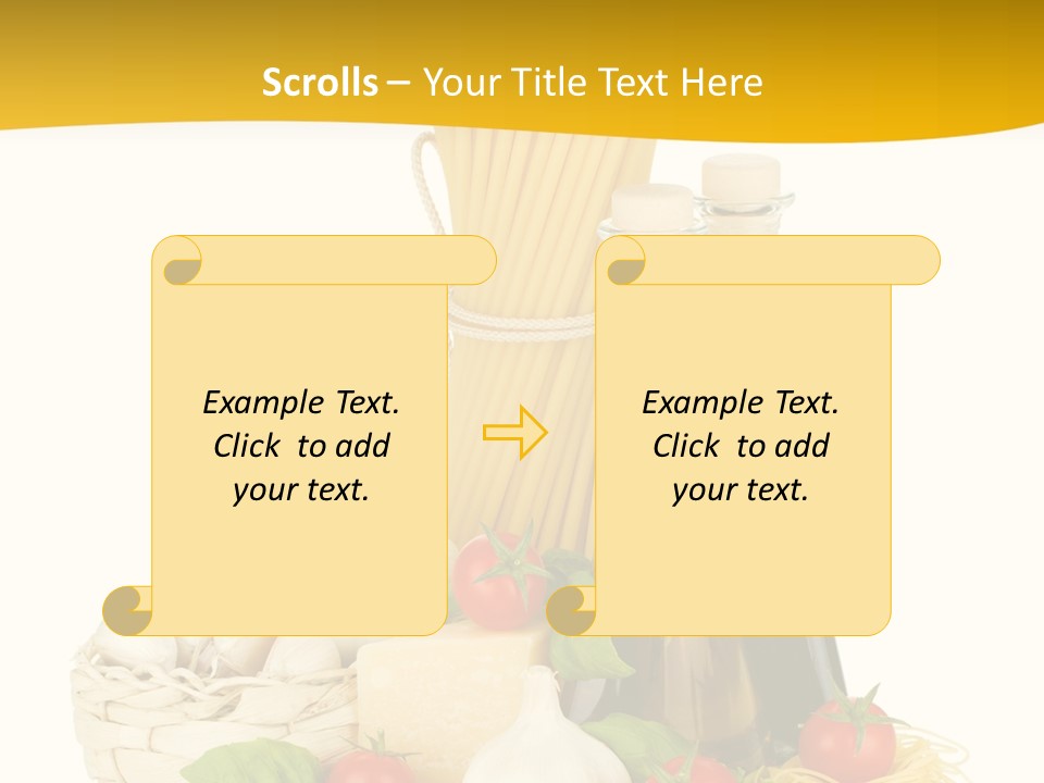 Men Stripes Baggage PowerPoint Template