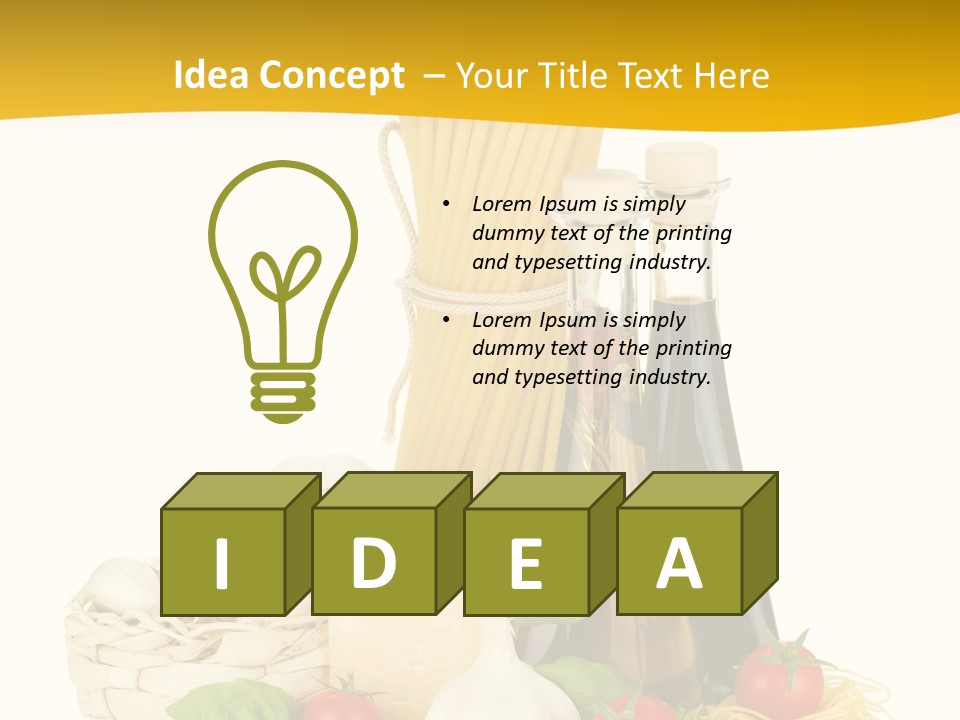 Men Stripes Baggage PowerPoint Template