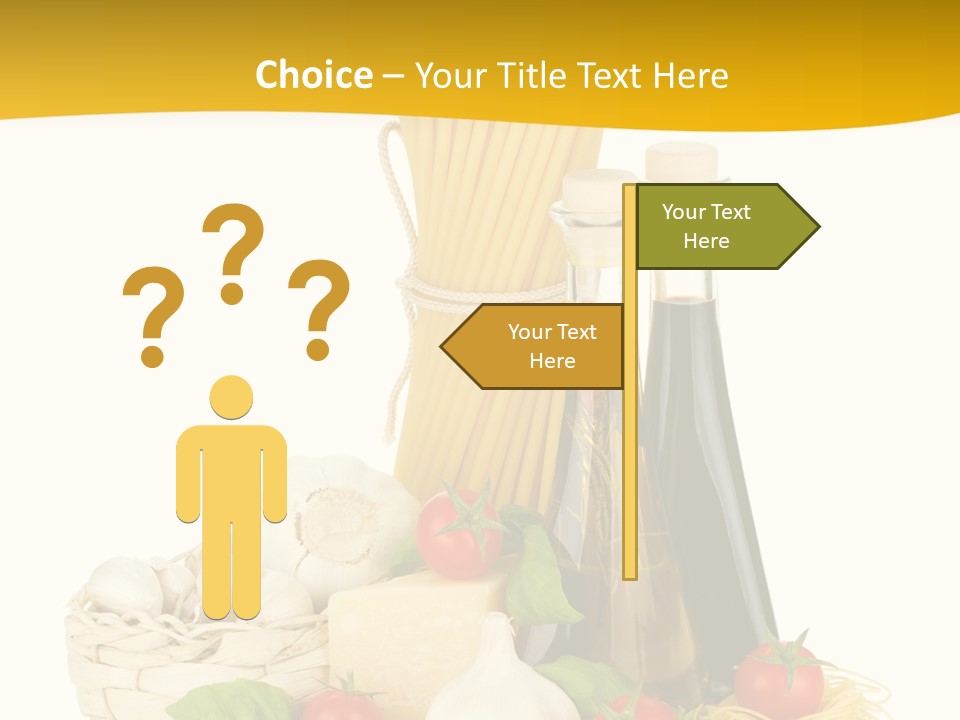 Men Stripes Baggage PowerPoint Template