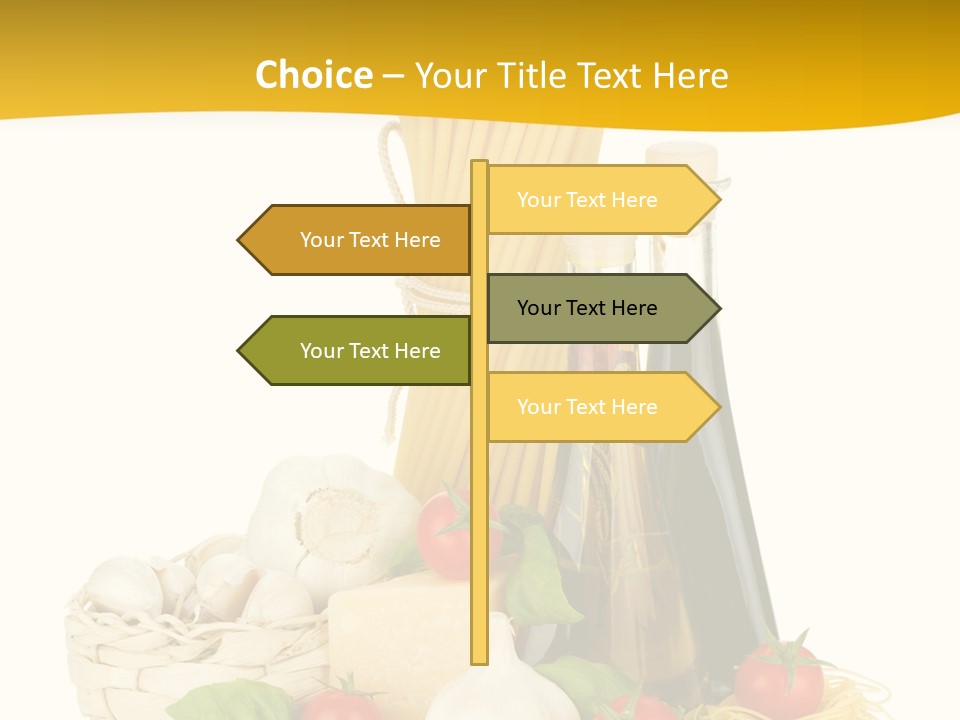 Men Stripes Baggage PowerPoint Template