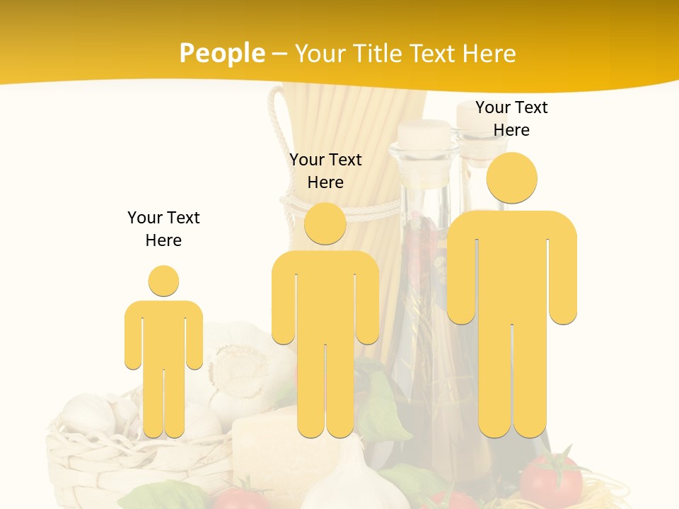 Men Stripes Baggage PowerPoint Template