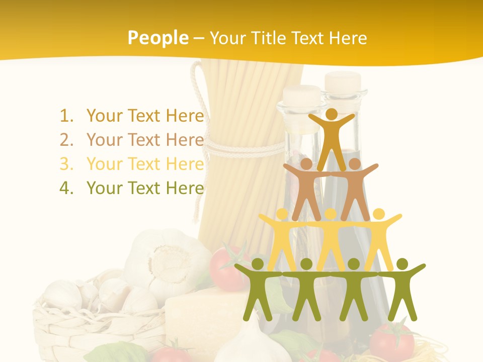 Men Stripes Baggage PowerPoint Template