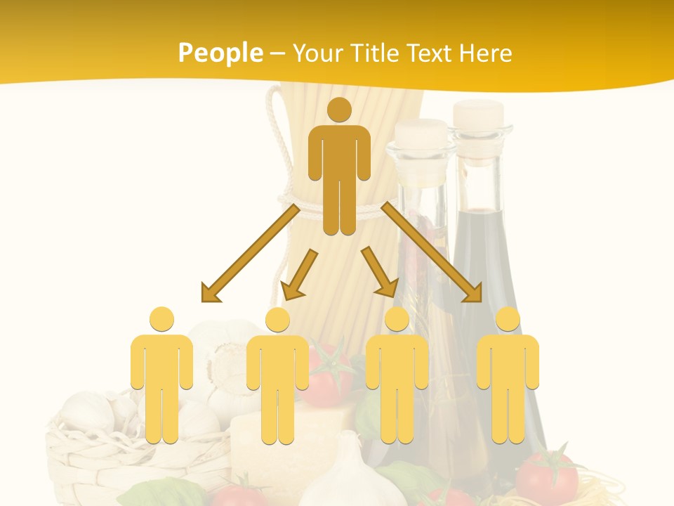 Men Stripes Baggage PowerPoint Template