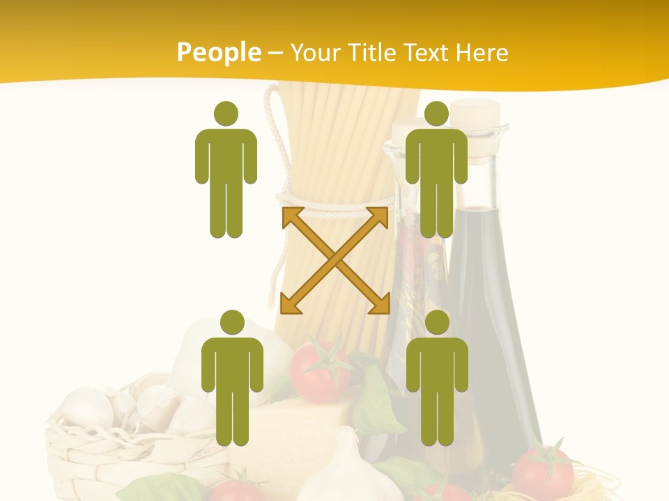 Men Stripes Baggage PowerPoint Template