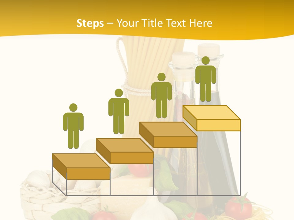 Men Stripes Baggage PowerPoint Template