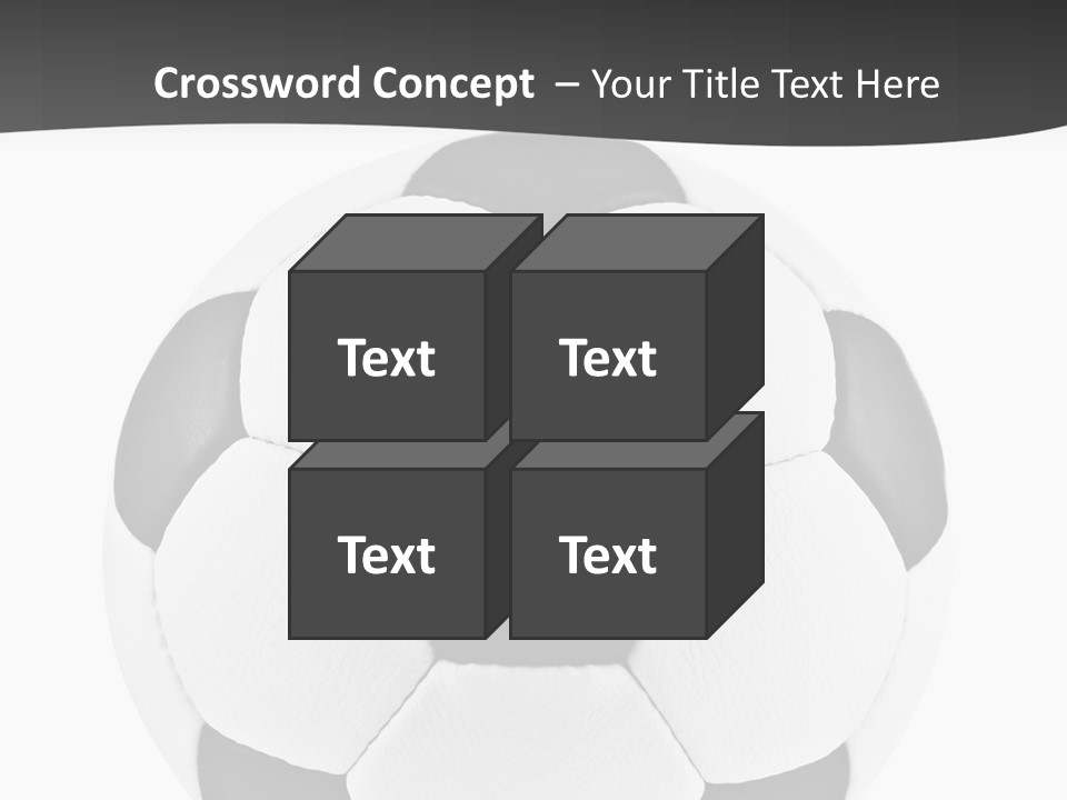 Symbol Game Isolated PowerPoint Template