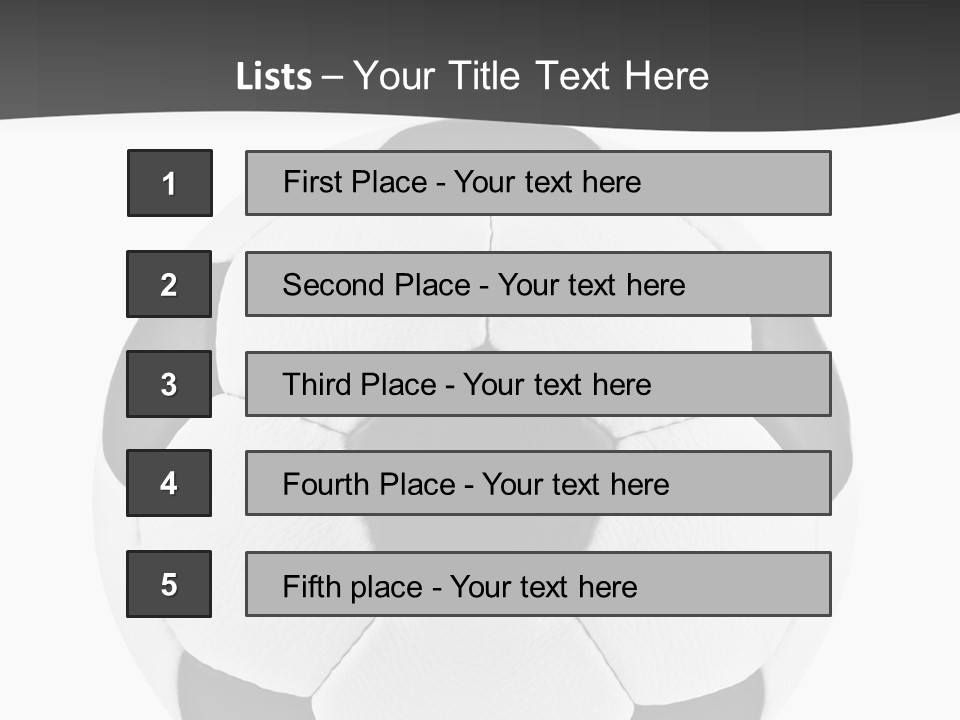 Symbol Game Isolated PowerPoint Template