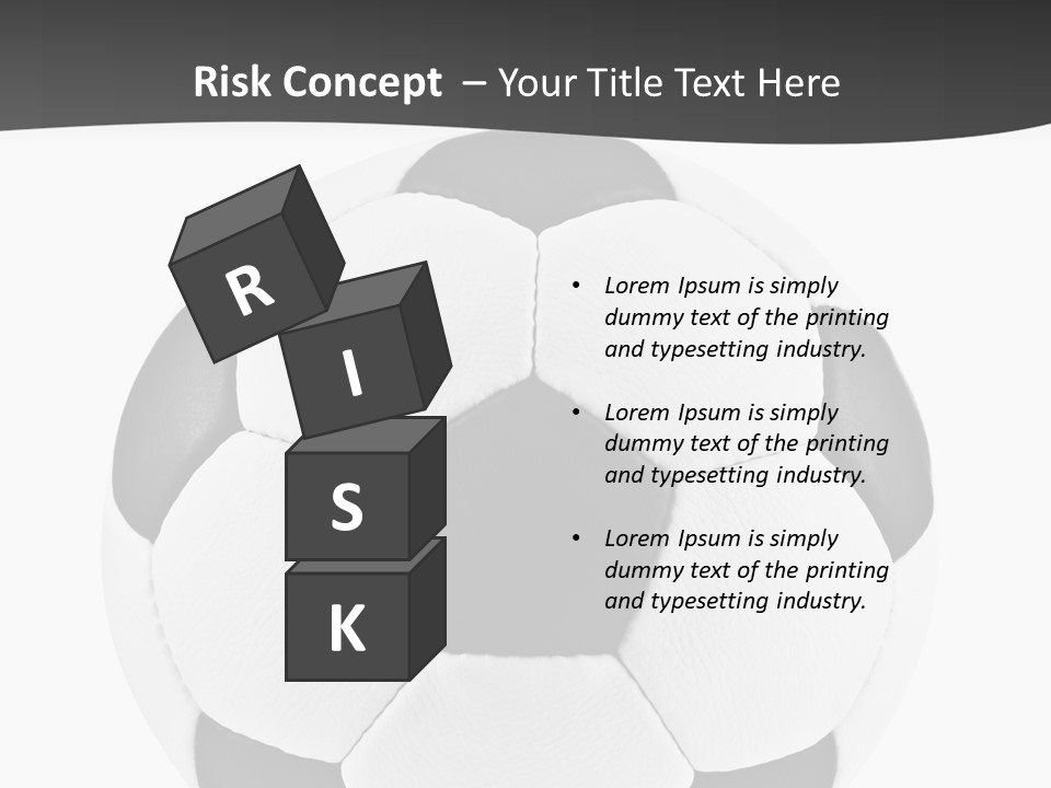 Symbol Game Isolated PowerPoint Template