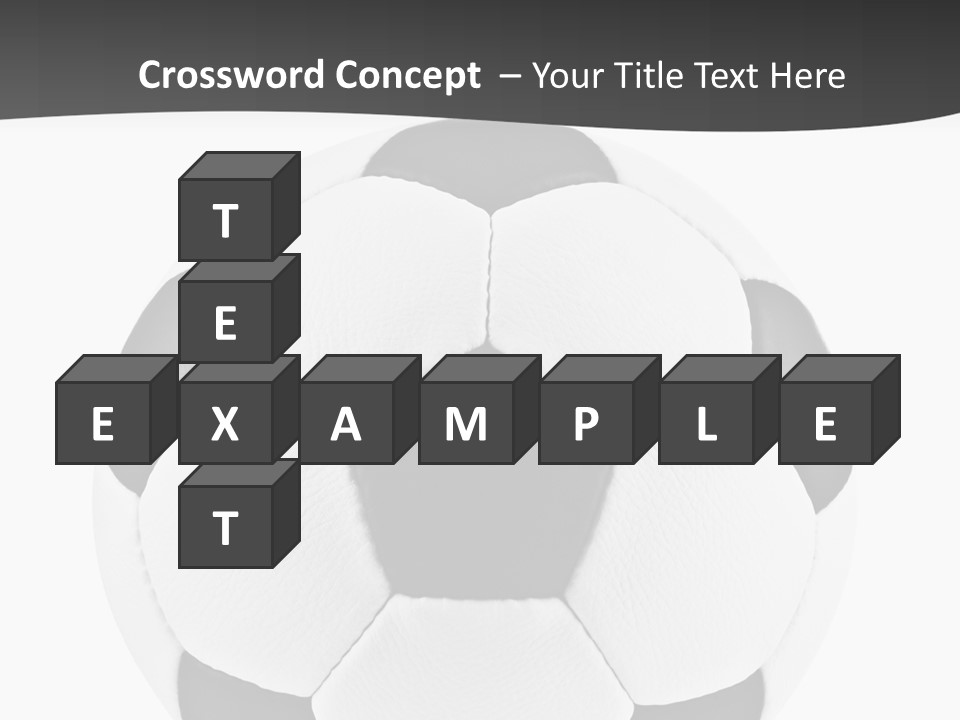 Symbol Game Isolated PowerPoint Template