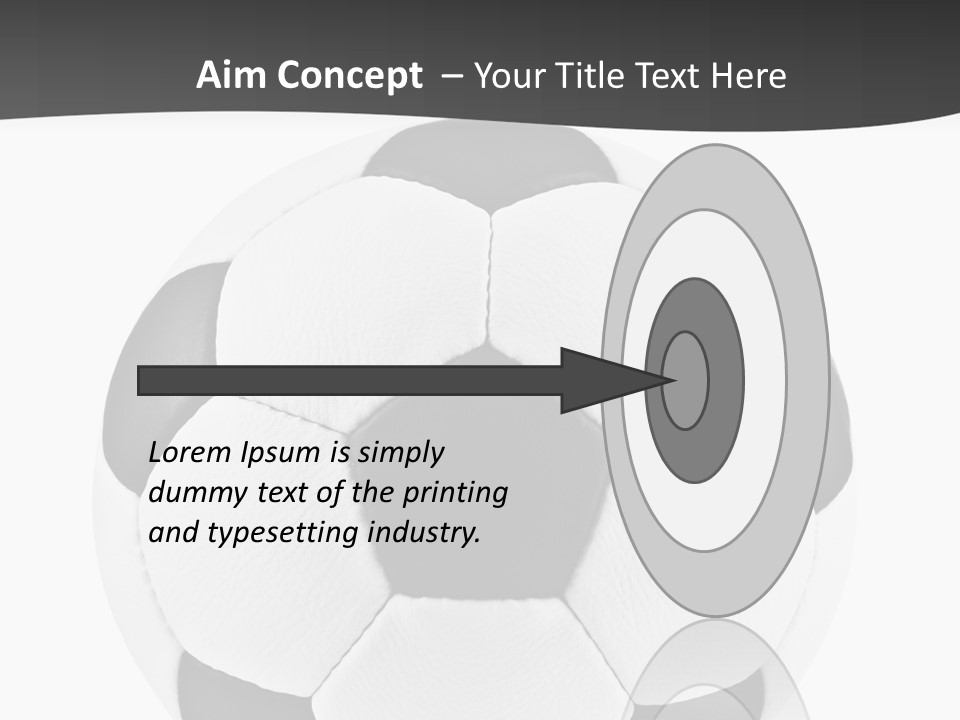 Symbol Game Isolated PowerPoint Template