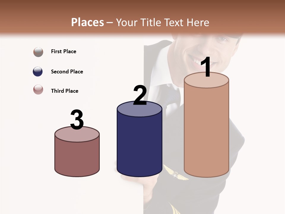 Adult Attractive Flying PowerPoint Template