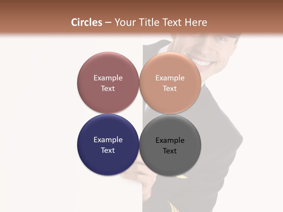 Adult Attractive Flying PowerPoint Template