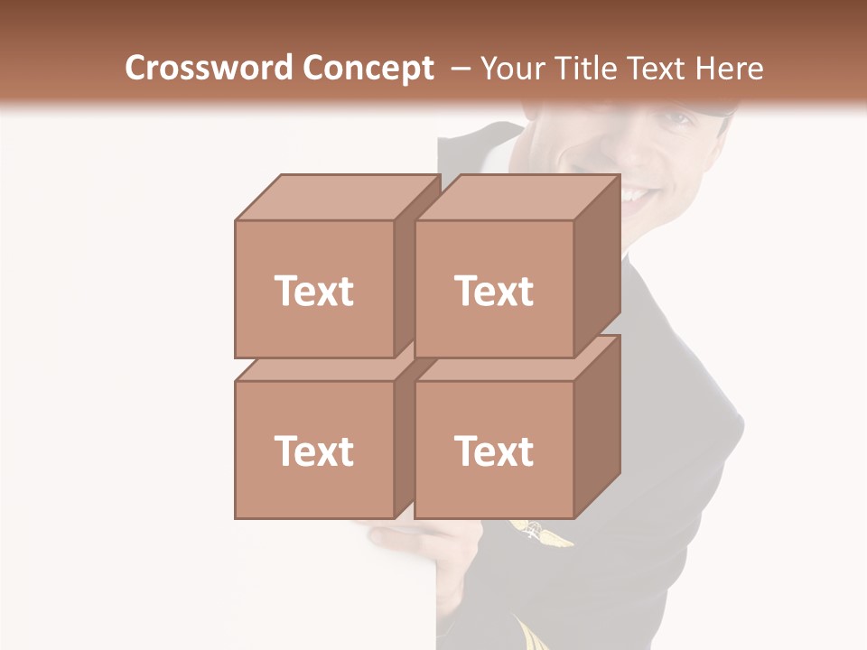 Adult Attractive Flying PowerPoint Template