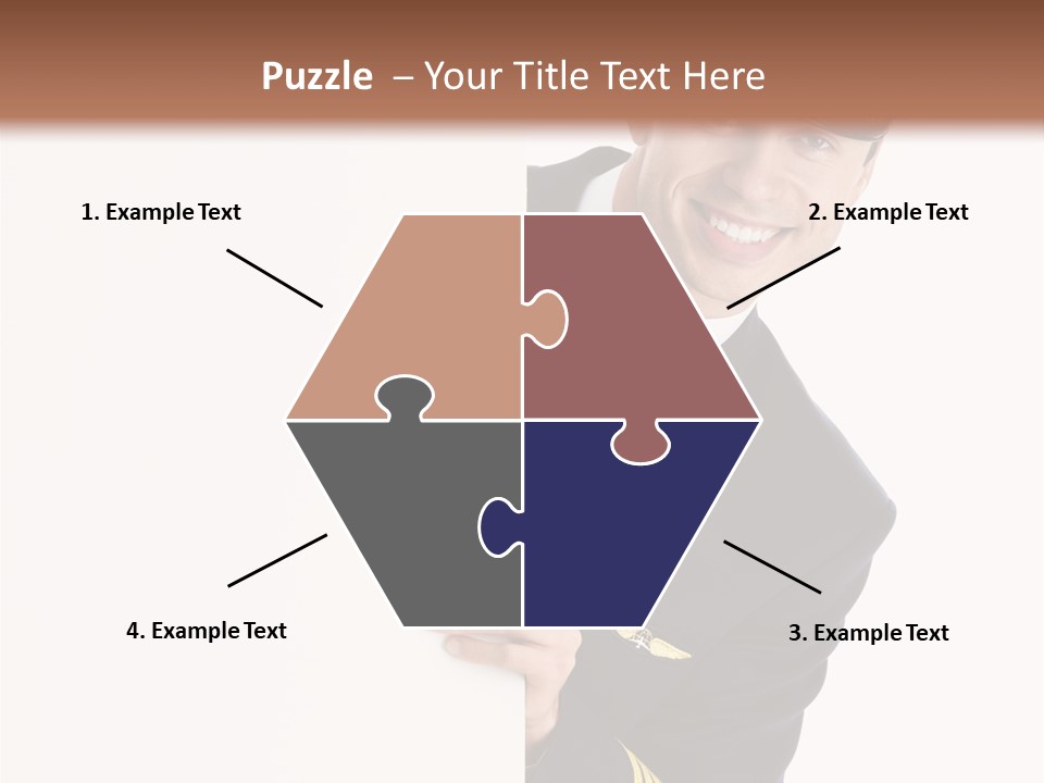 Adult Attractive Flying PowerPoint Template