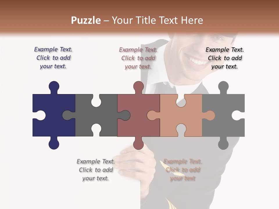 Adult Attractive Flying PowerPoint Template