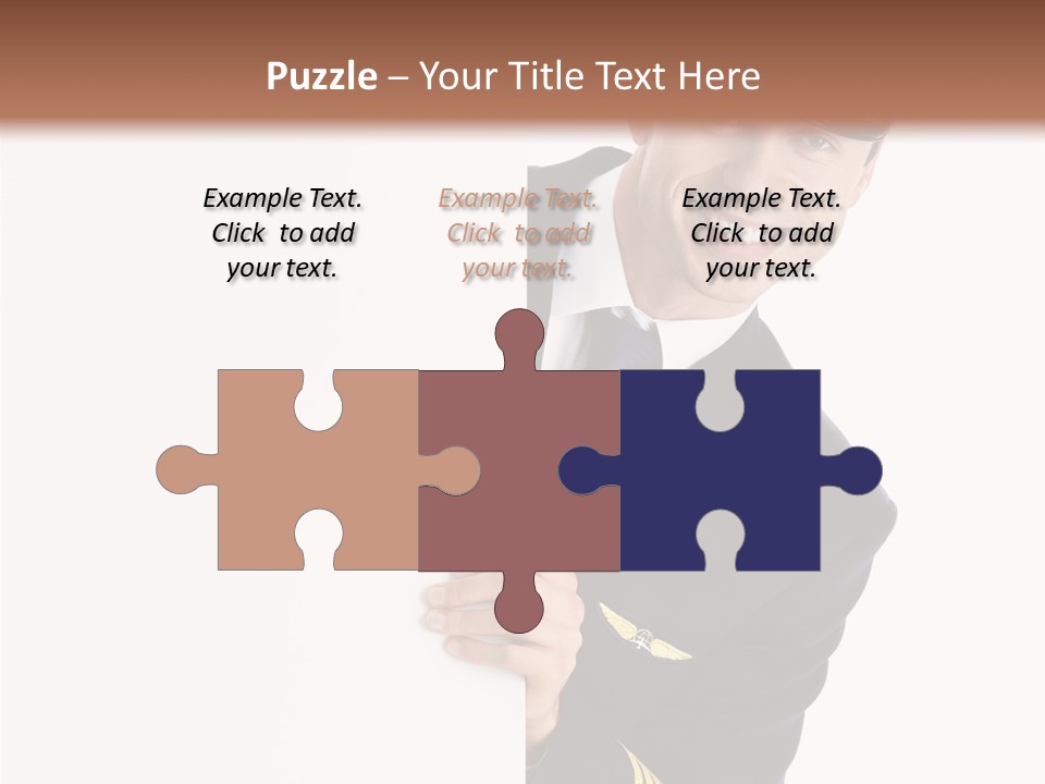 Adult Attractive Flying PowerPoint Template