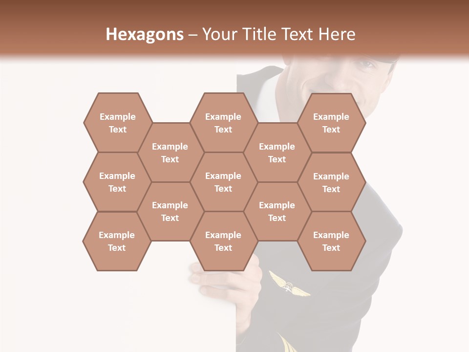 Adult Attractive Flying PowerPoint Template