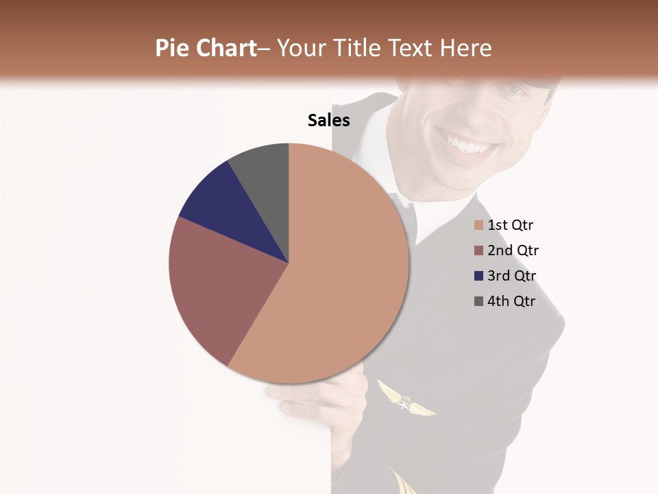 Adult Attractive Flying PowerPoint Template