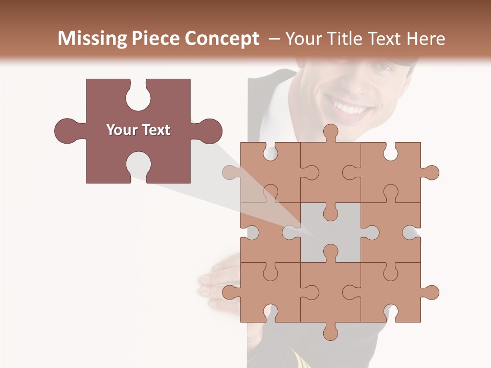 Adult Attractive Flying PowerPoint Template