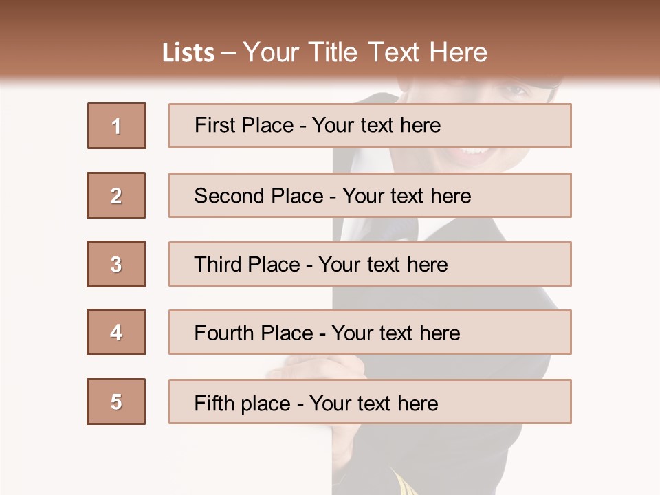 Adult Attractive Flying PowerPoint Template
