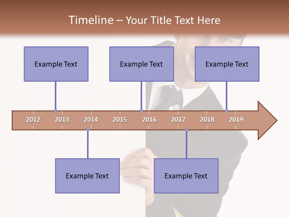 Adult Attractive Flying PowerPoint Template
